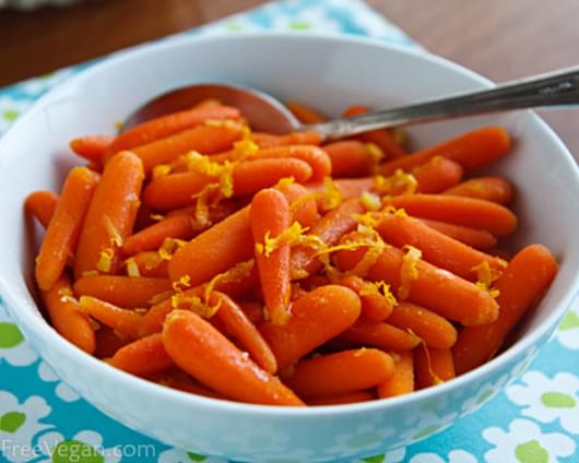 Ginger-Orange Glazed Carrots