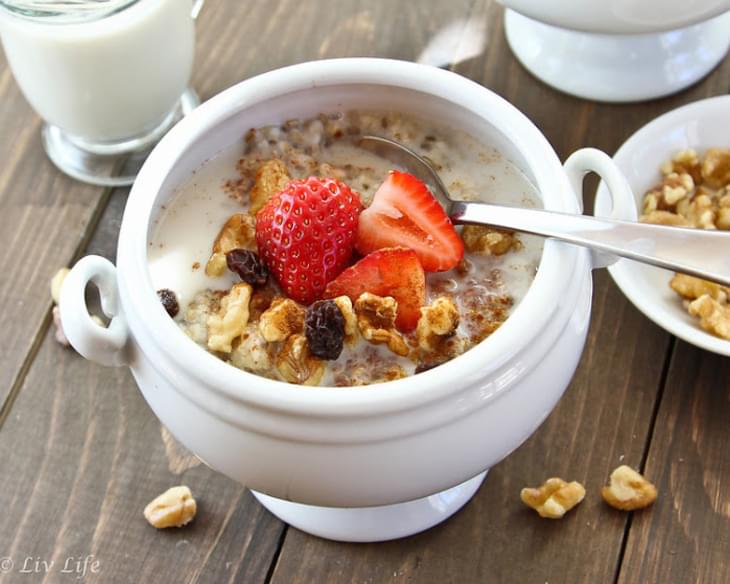 Ancient Power Oatmeal with Chia and Flax