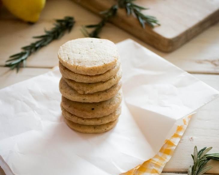 Lemon Rosemary Butter Cookies