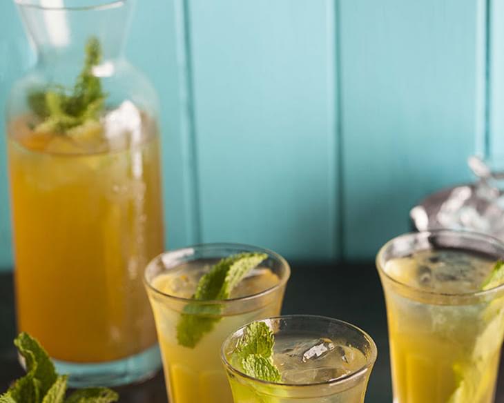 Chamomile Iced Tea With Apple And Passion Fruit