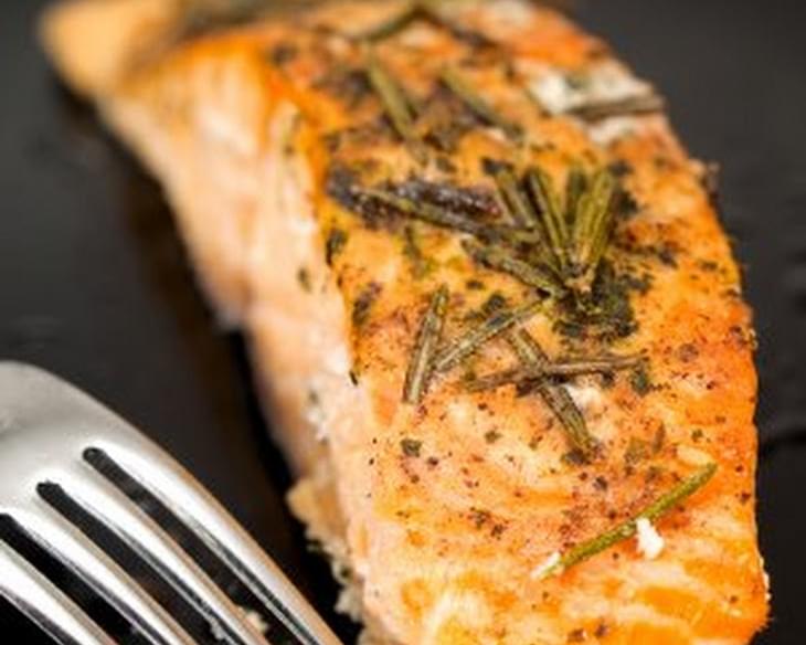 Broiled Salmon with Rosemary