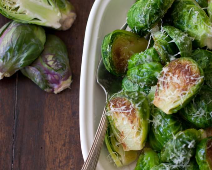 Golden-Crusted Brussels Sprouts