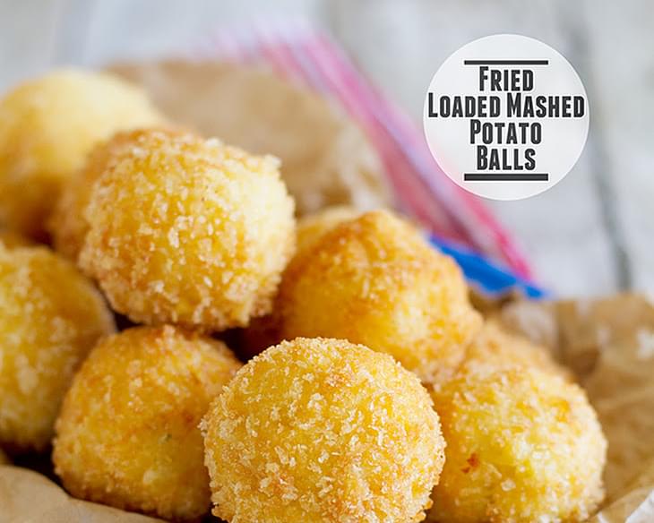 Fried Loaded Mashed Potato Balls