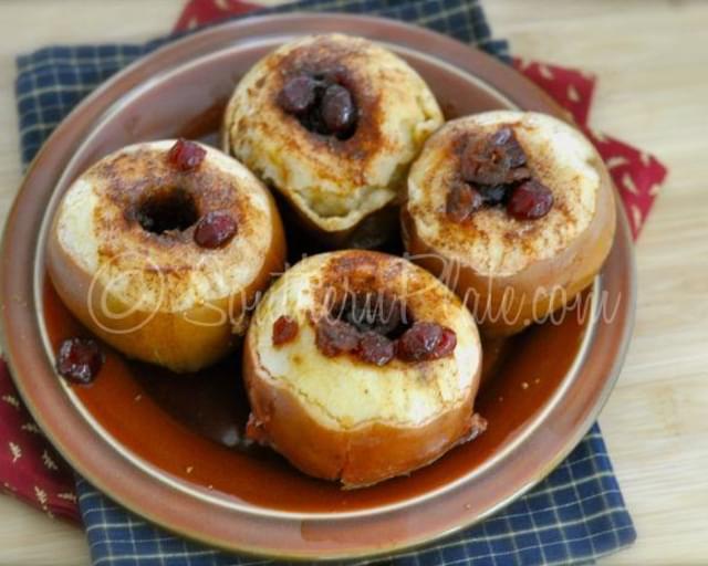 Old Fashioned Slow Cooker Baked Apples