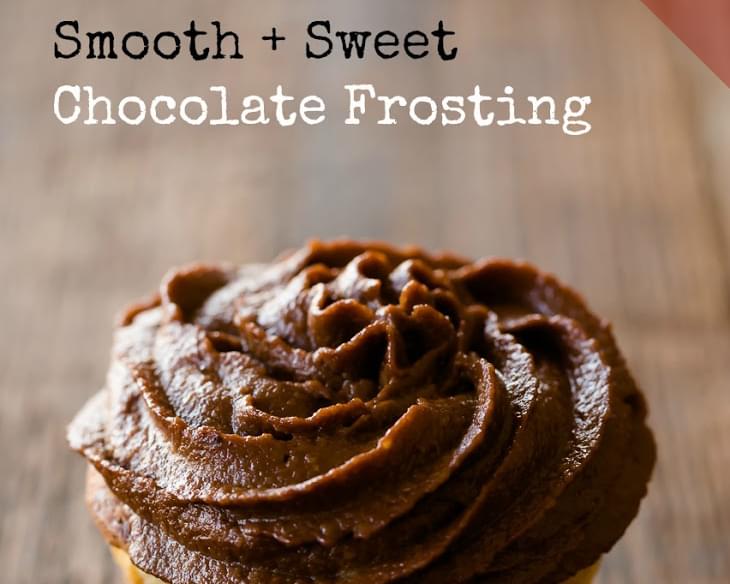 Sinless Smooth and Sweet Dairy-Free Chocolate Frosting