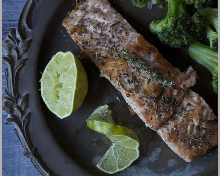 Herb Roasted Salmon with Lime