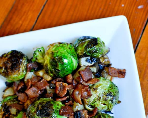 Potatoes, Bacon and Brussels Sprouts