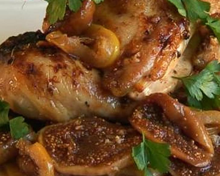 Chicken with Figs & Orange Sauce~ fromCooking for The King