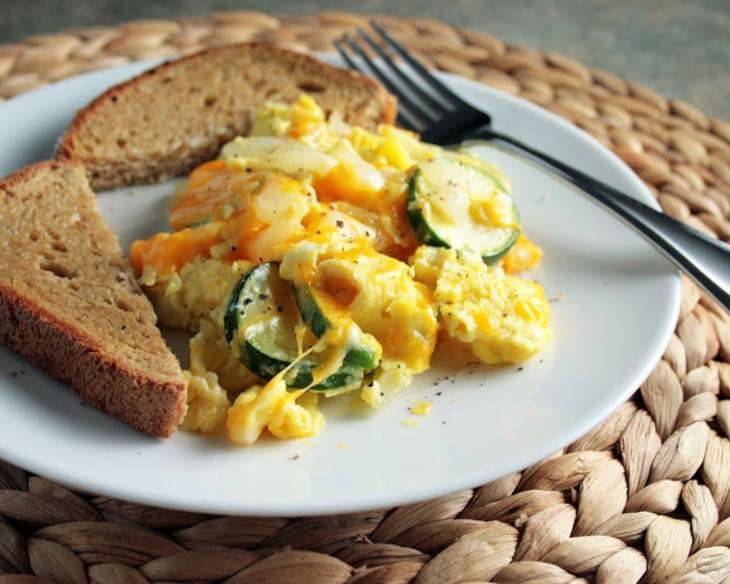 Zucchini Scrambled Eggs