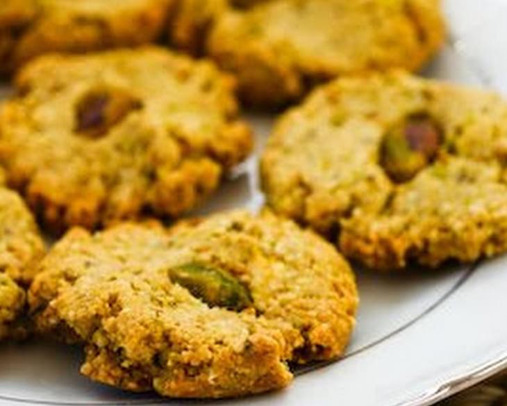 Flourless Sugar-Free Pistachio Cookies