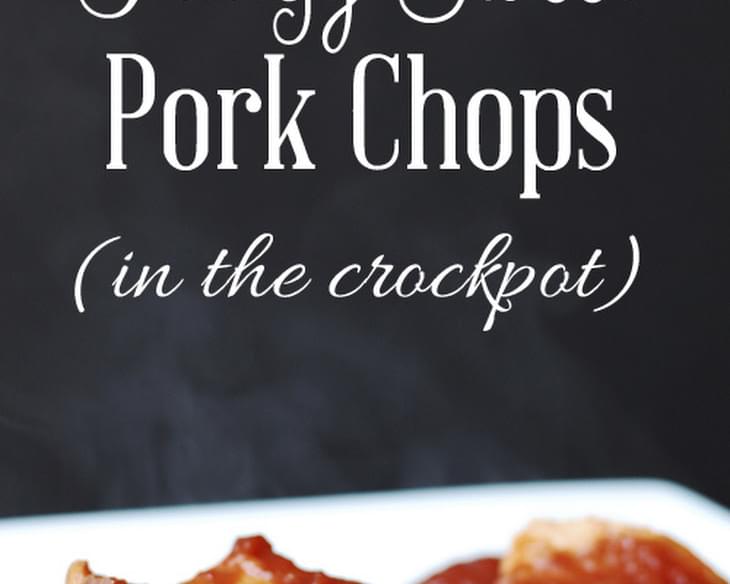 Tangy Sweet Pork Chops in the Slow Cooker - 2 Ingredients Plus the Pork