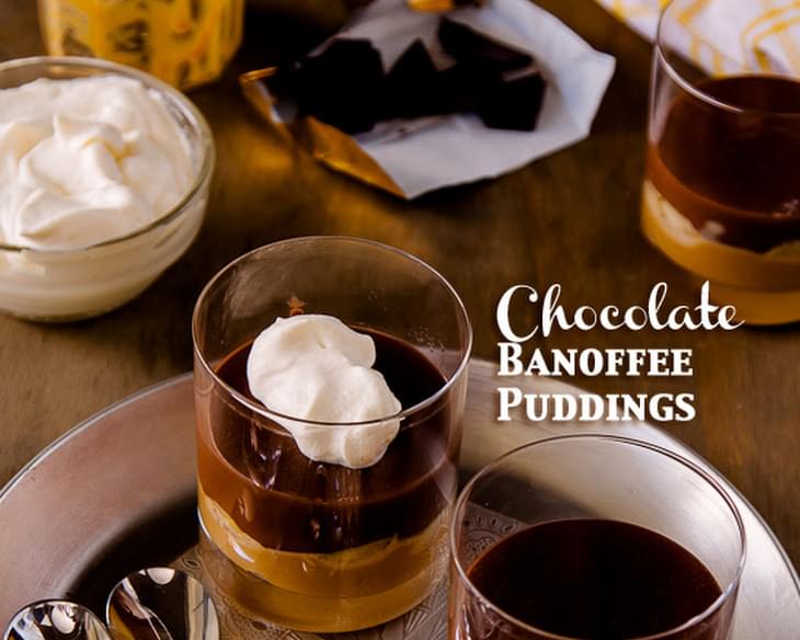 Chocolate Banoffee Puddings