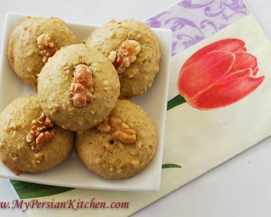 Naan Gerdooee ~ Persian Walnut Cookie