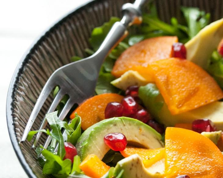 Persimmon and Avocado Salad