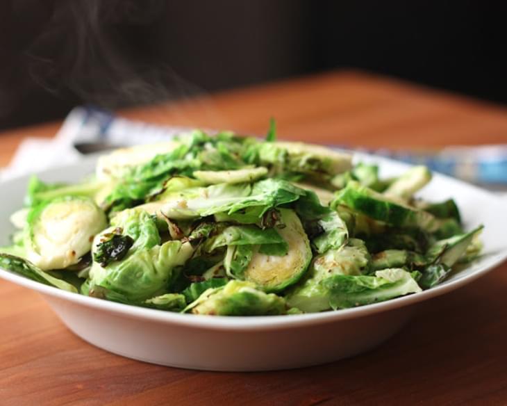 Smoky Buttered Brussels Sprouts