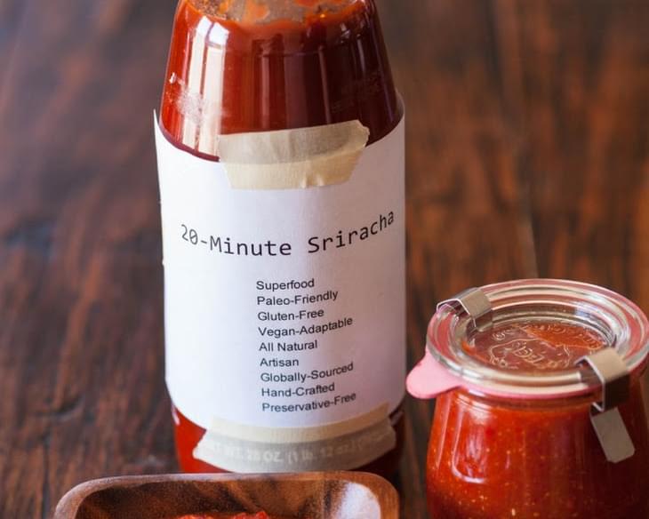 20 Minute Sriracha Sauce