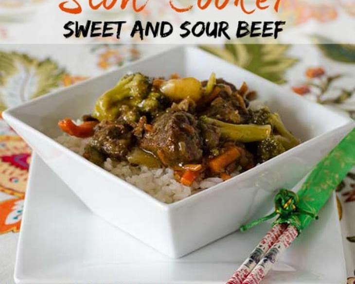 Slow Cooker Sweet and Sour Beef