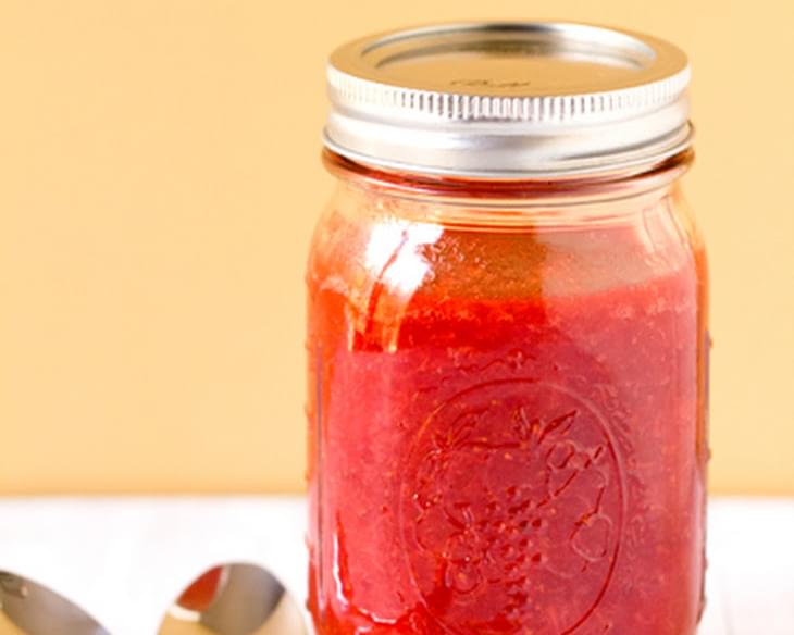 Homemade Strawberry Ice Cream Topping