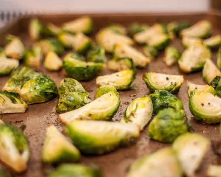 Roasted Brussels Sprouts with Garlic Aioli