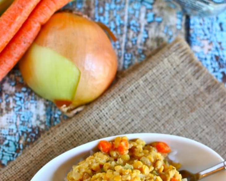 Gingery Red Lentils & Rice