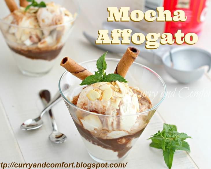 Easy Mocha Affogato- Italian Ice Cream Dessert (Throwback Thursdays)
