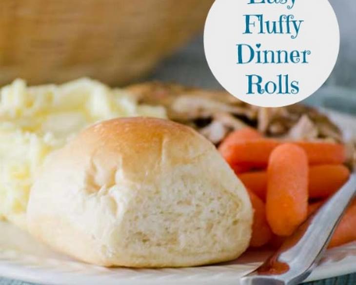 Easy Fluffy Dinner Rolls