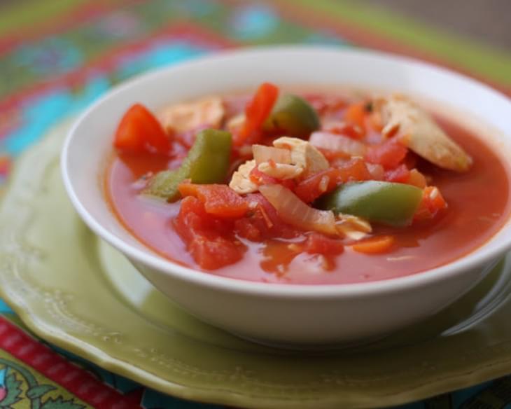 Spicy Chili Chicken and Vegetable Soup