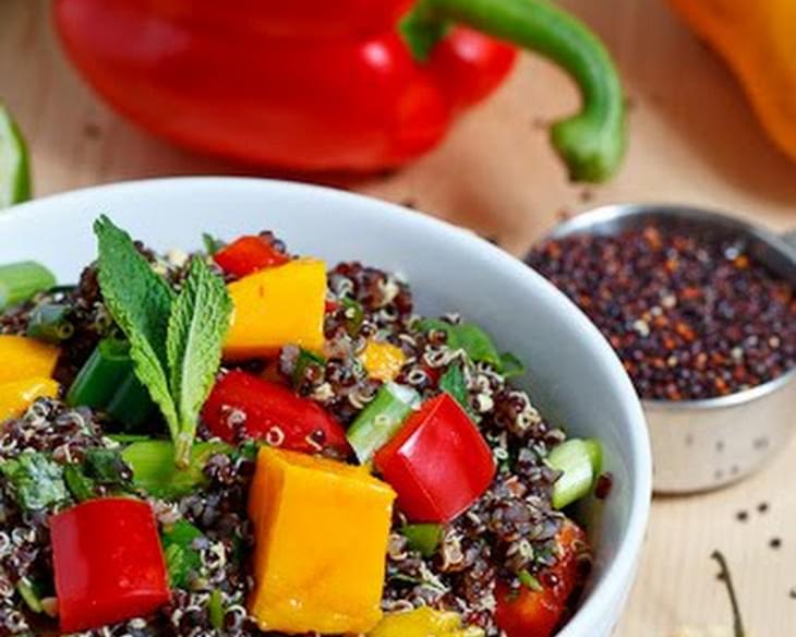 Thai Style Black Quinoa Salad