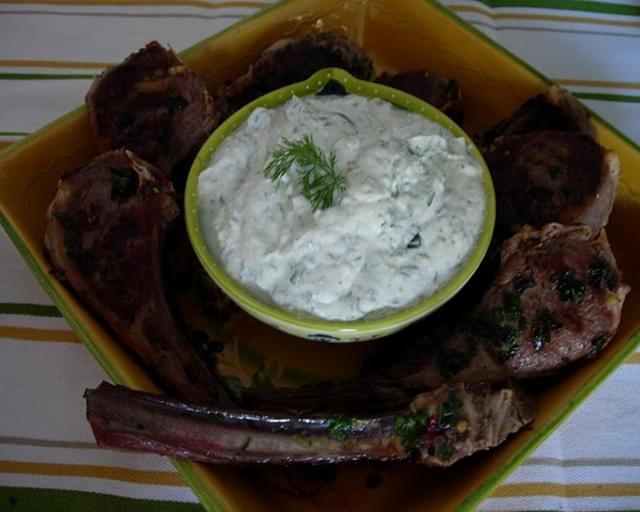 Feta and Herb Dipping Sauce