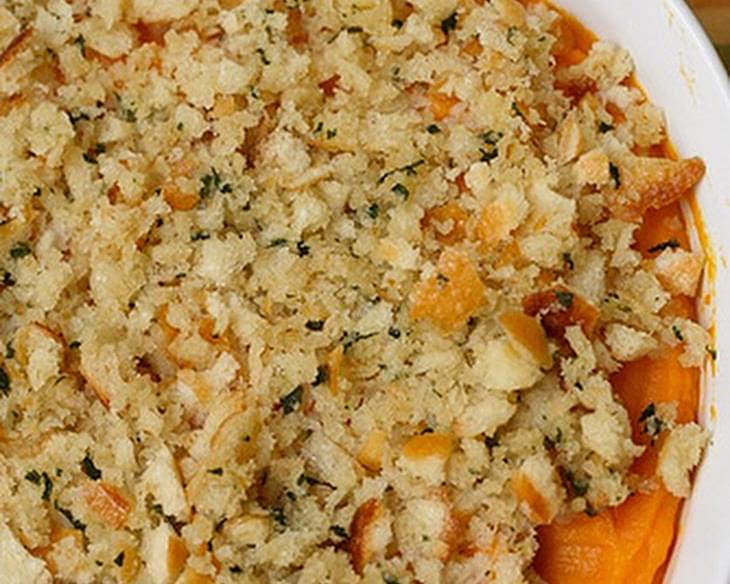 Sweet Potatoes with Sage Butter Crumb Topping