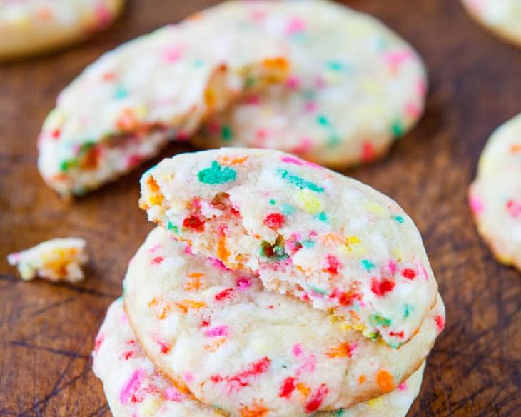 Chewy Sugar Sprinkles Cookies