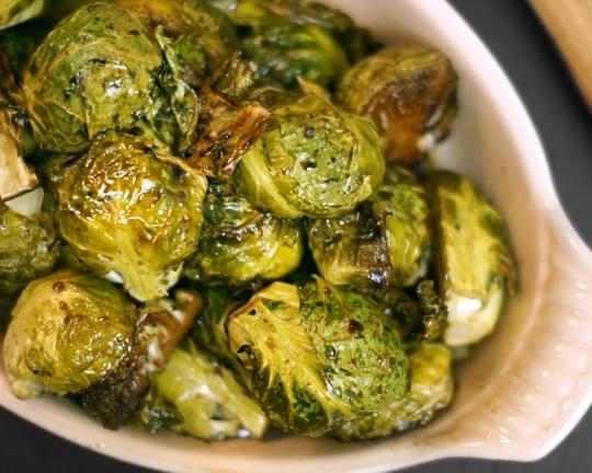 Balsamic Roasted Brussels Sprouts