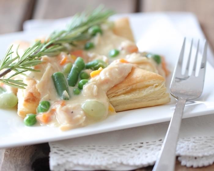 Inside Out Chicken Pot Pies