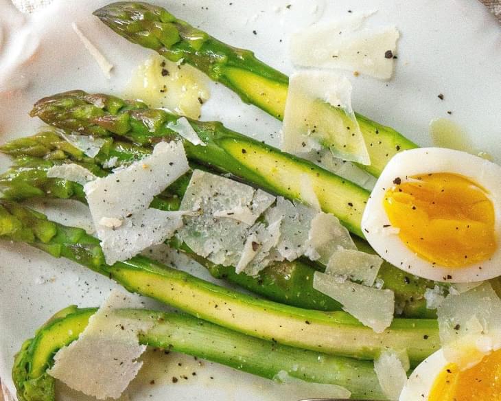 Asparagus with Eggs and Parmesan