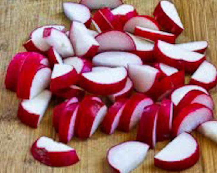 Ottolenghi's Perfect Lettuce Salad with Radicchio, Radishes, Tomatoes