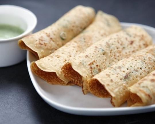 Pudla (Indian Chickpea Crepes)