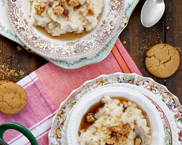 Maple Ginger Rice Pudding