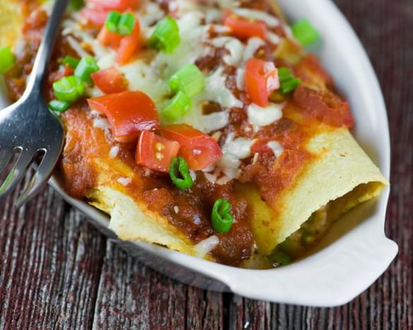 Easy Cheese Enchiladas