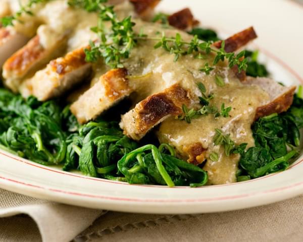 Pork Chops in Milk Gravy