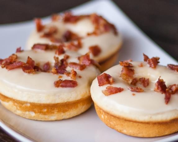 Maple Bacon Donuts a.k.a. The Elvis
