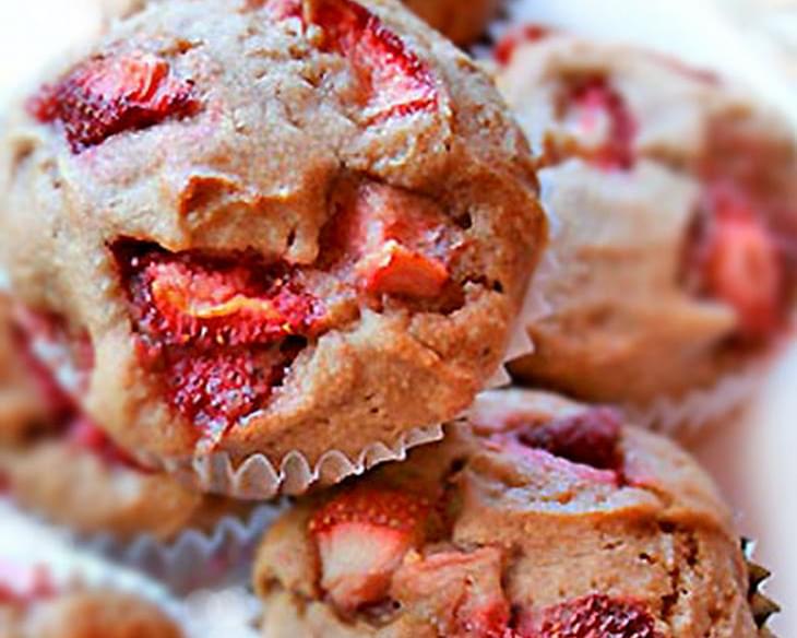 Vegan Strawberry Banana Muffin