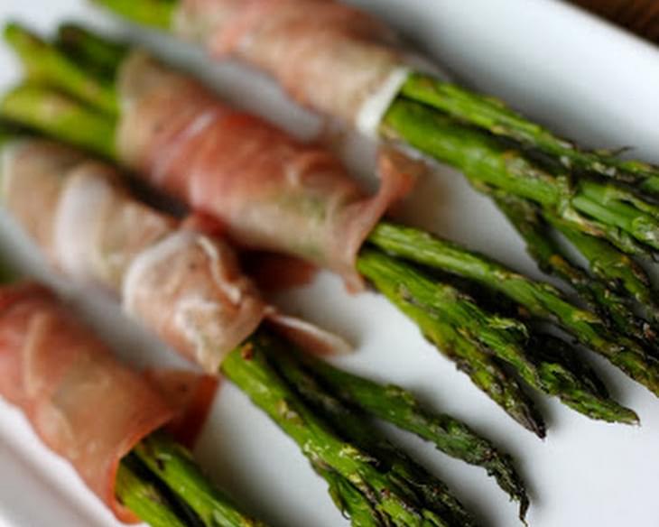 Asparagus Bundles with Proscuitto