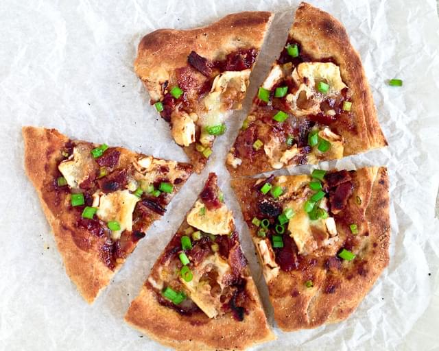 Bacon Brie and Barbecue Pizza