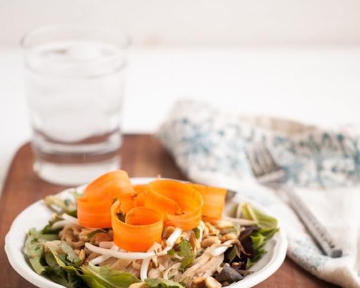 Peanut Noodle and Sprout Salad