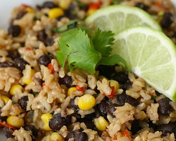 Brown Rice with Black Beans