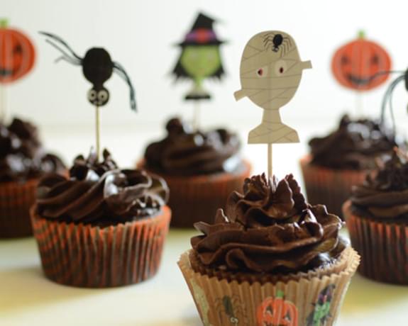Paleo Halloween Cupcakes
