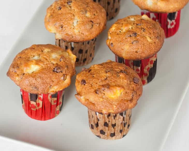 Pear and Chocolate Chip Muffins