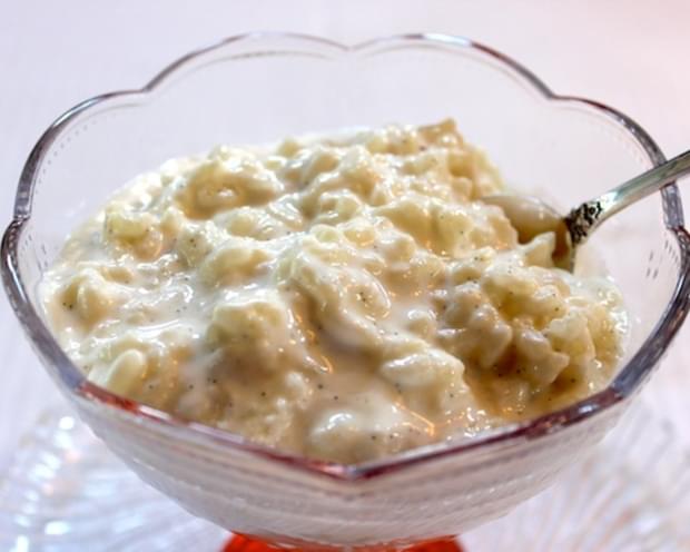 Creamy Vanilla Rice Pudding