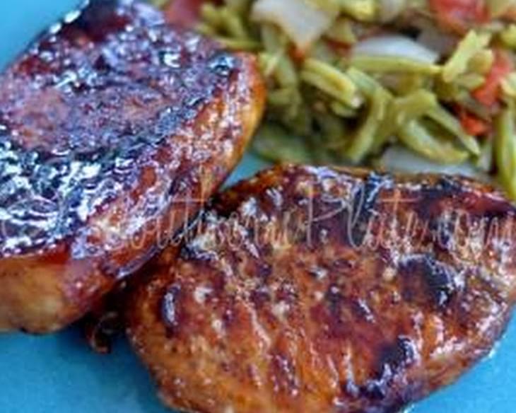Maple Glazed Pork Chops - And How To Traumatize Your Kids
