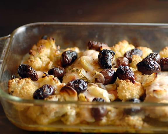 Chicken with Cauliflower and Olives